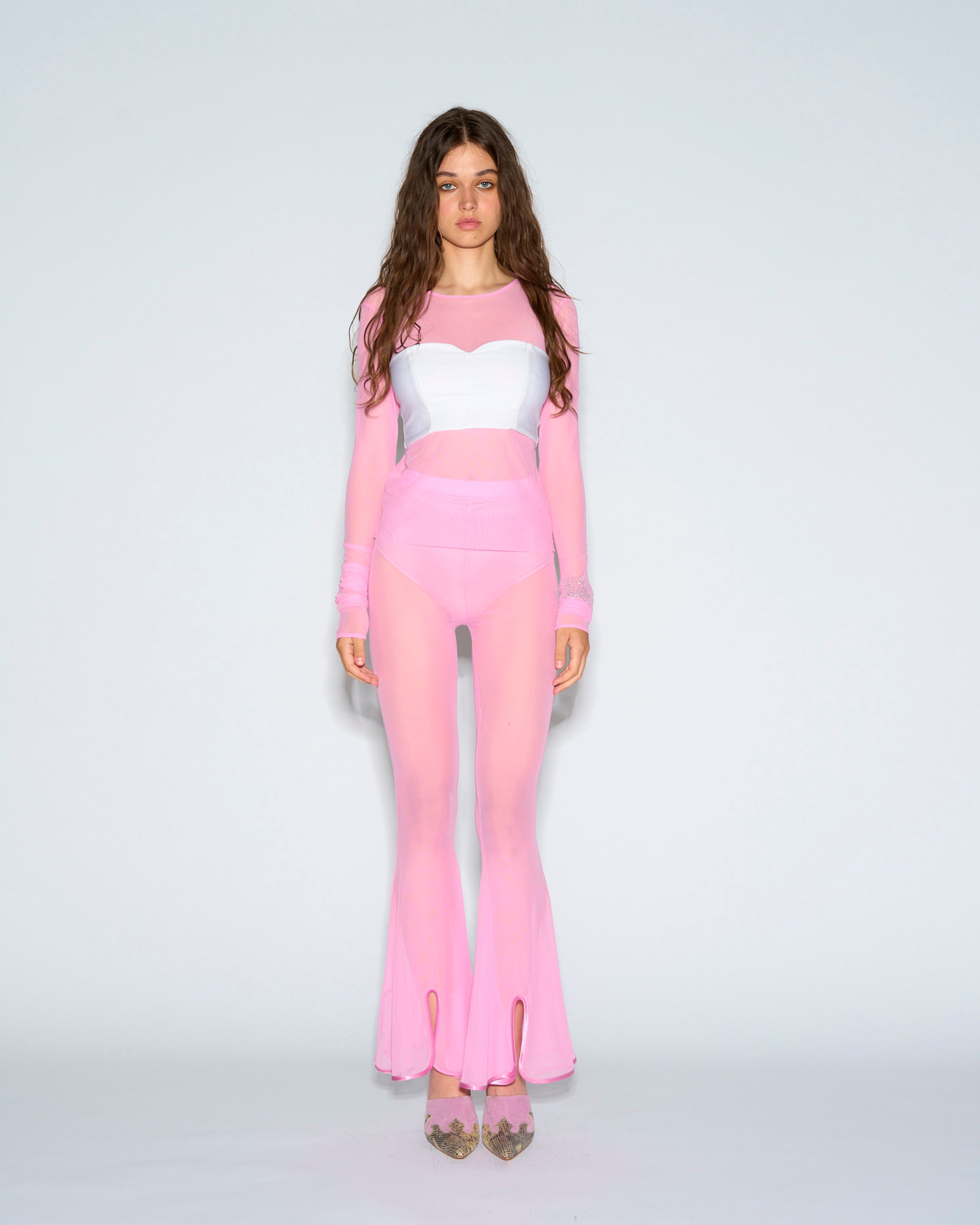 laaunail basic sheer6set pink sheer5set Sheer top lala baby pink