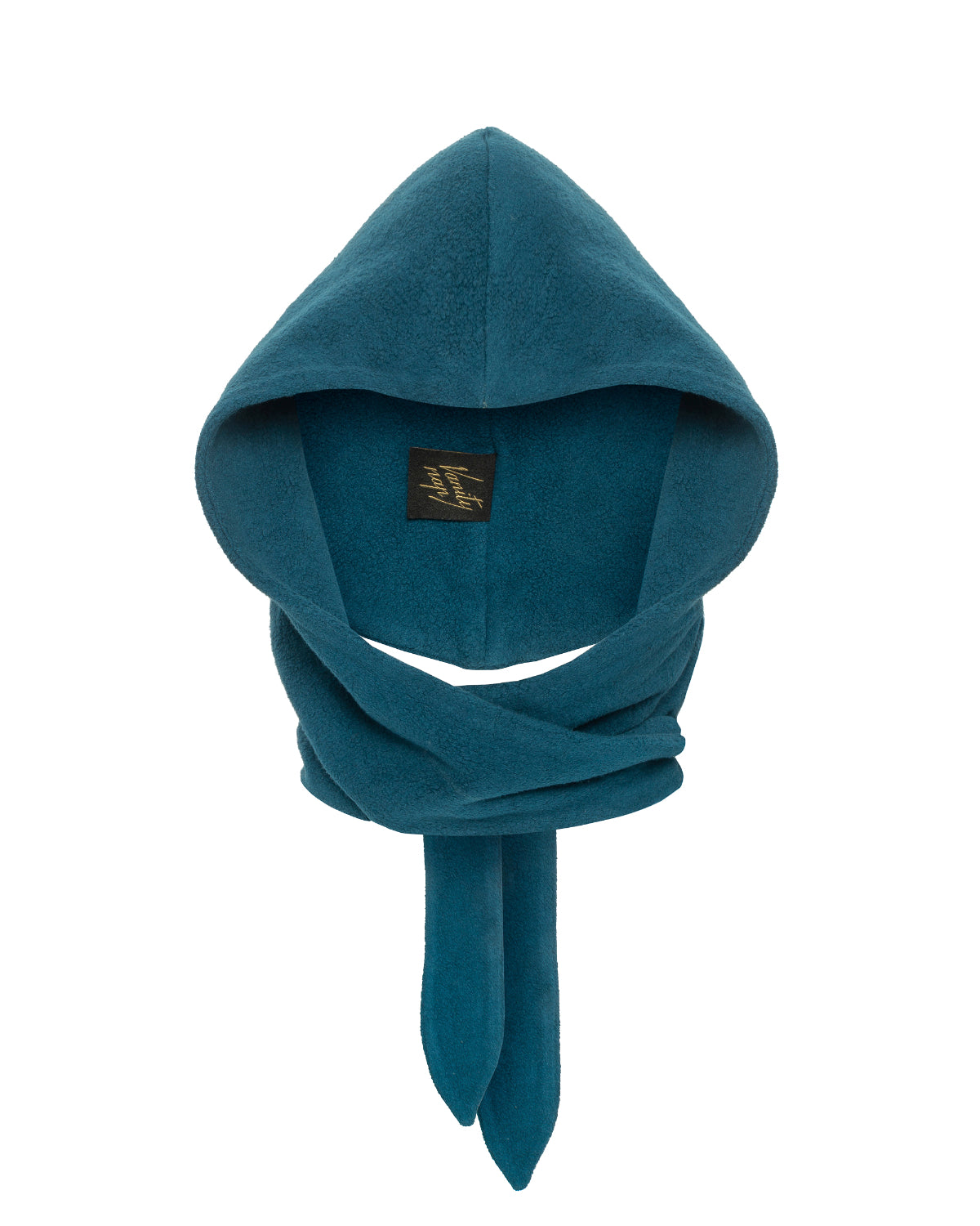 Fleece head scarf sea blue