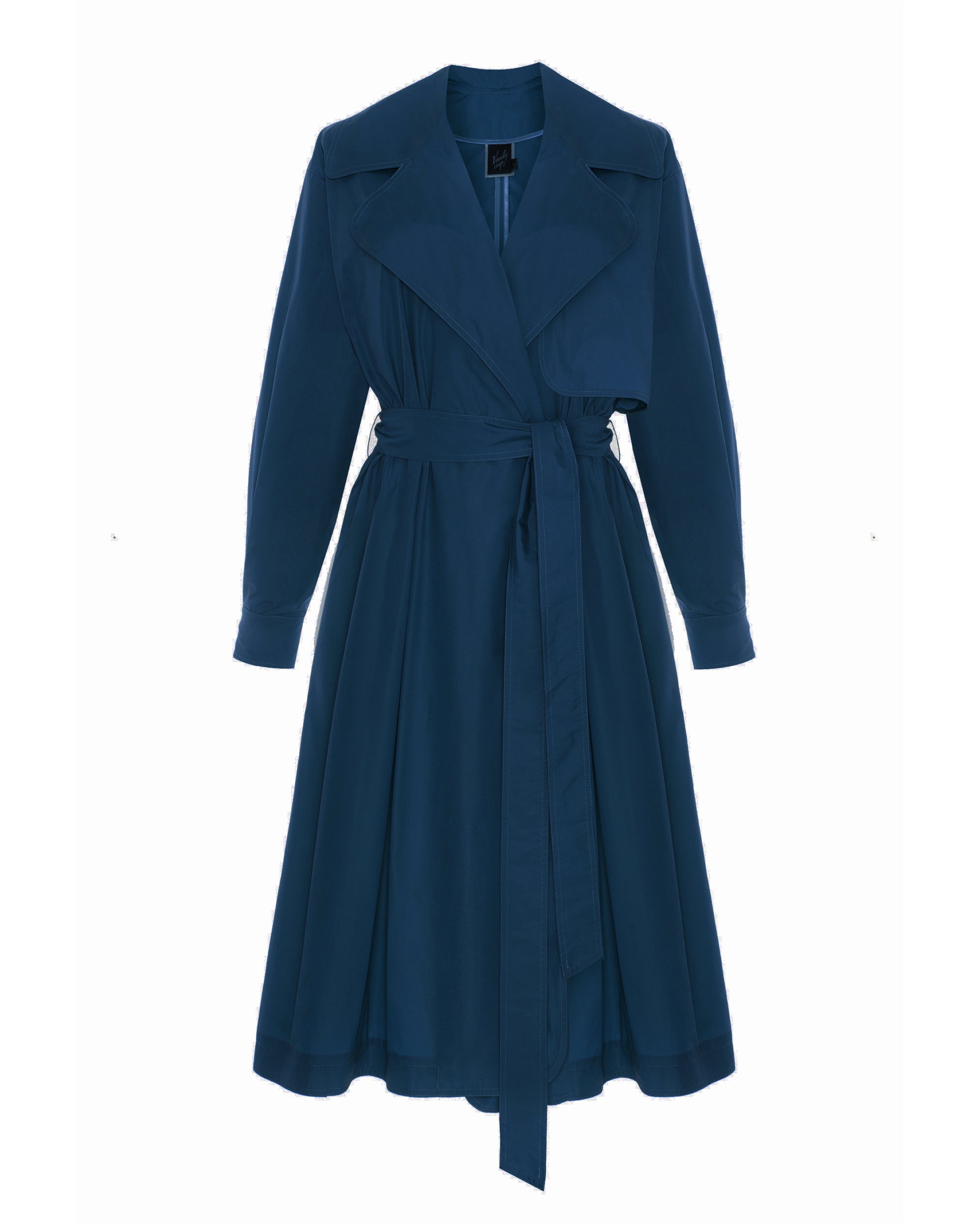 Ortalio trench coat blue