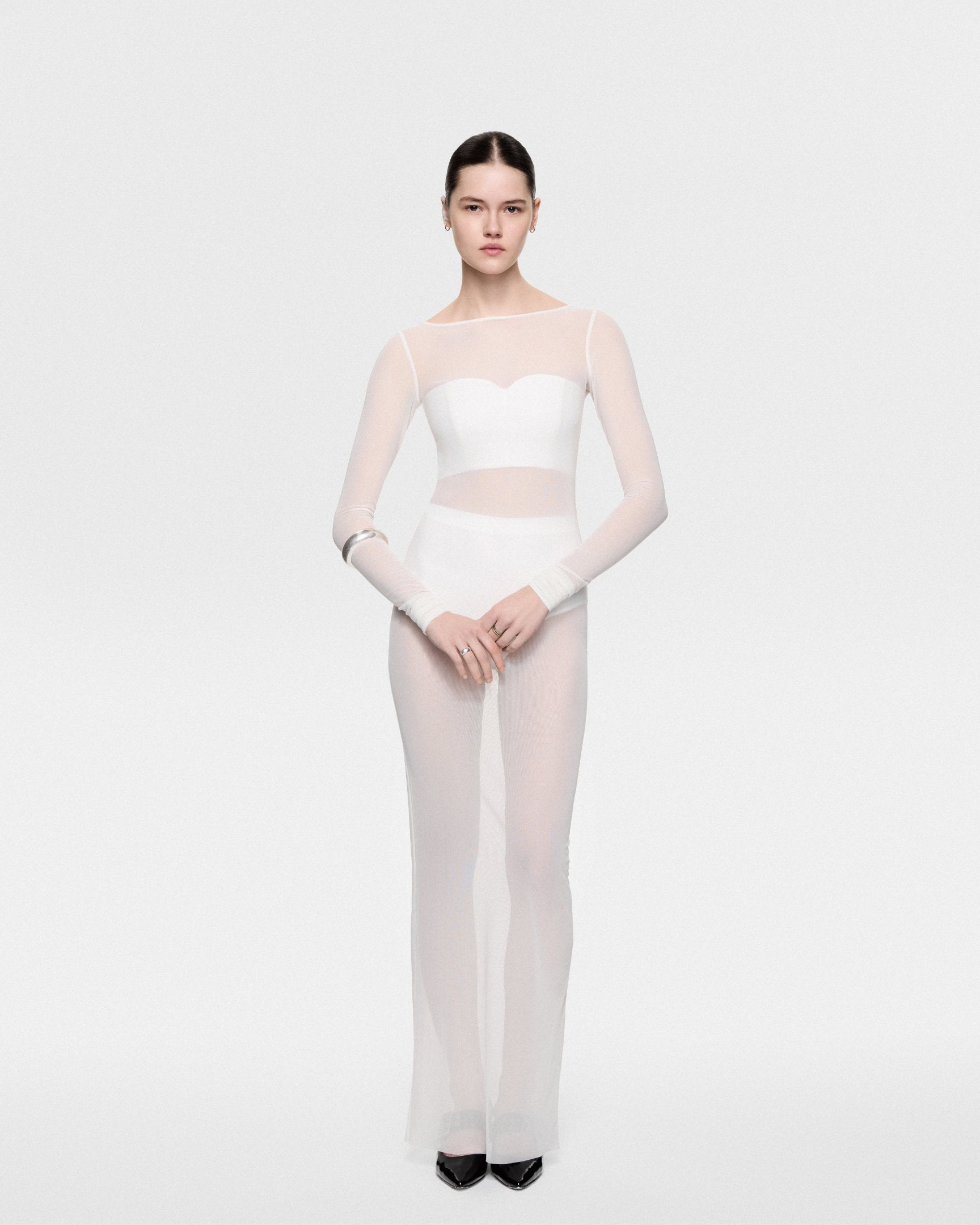 Horizon dress warm white
