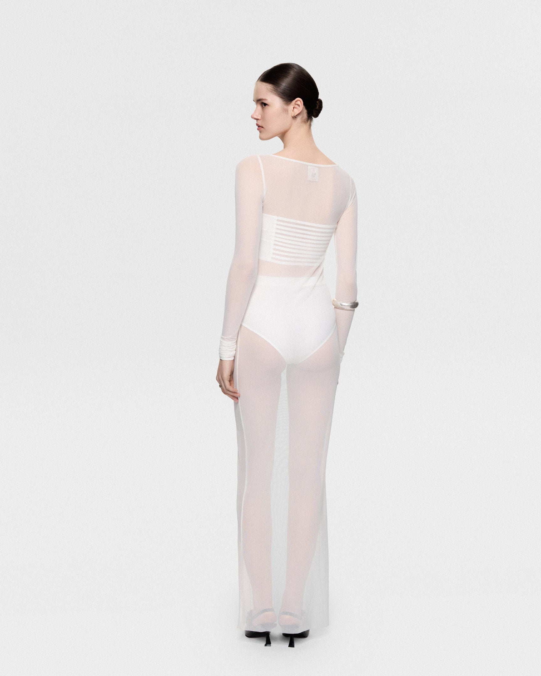 Horizon dress warm white