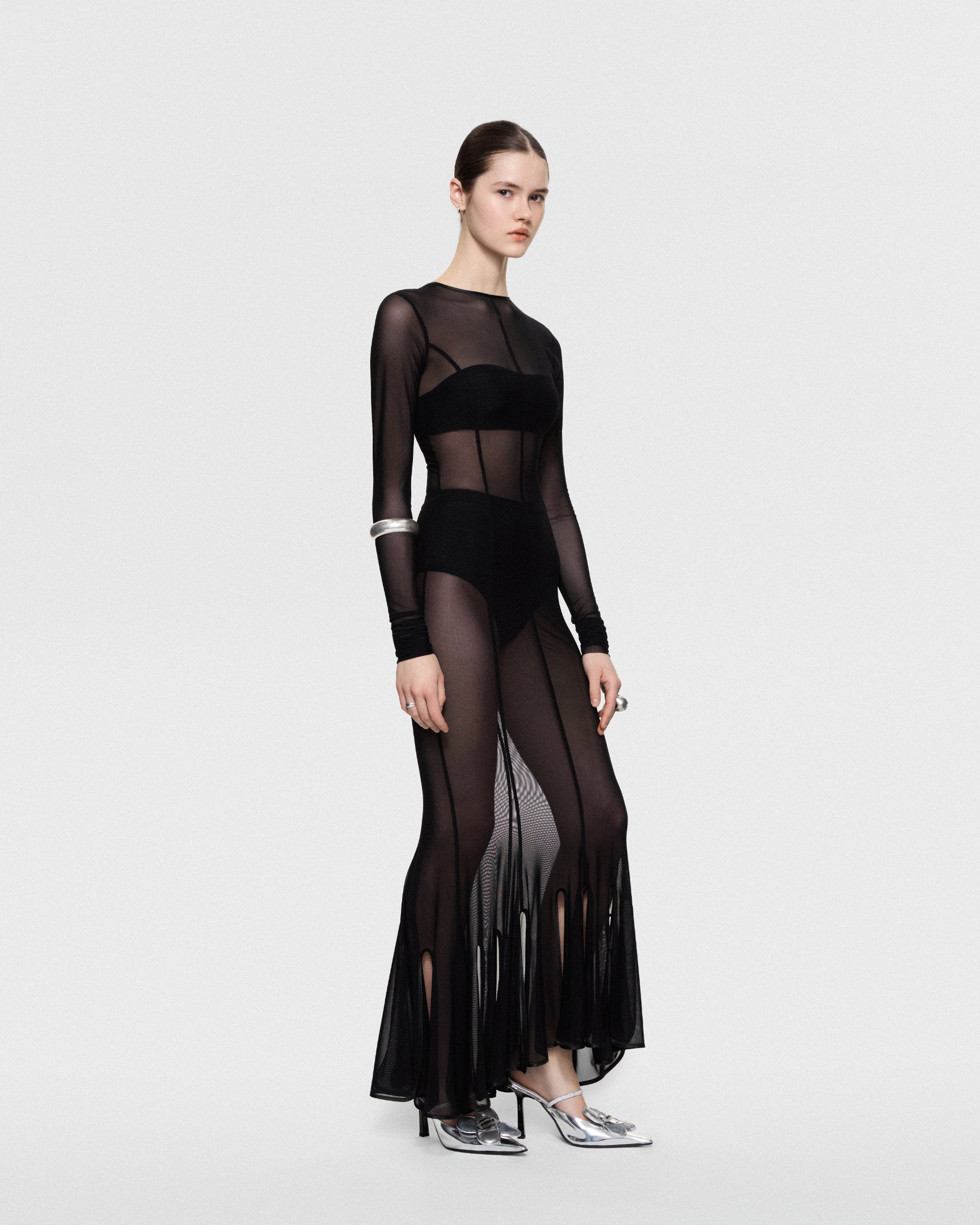 Magic flare dress black