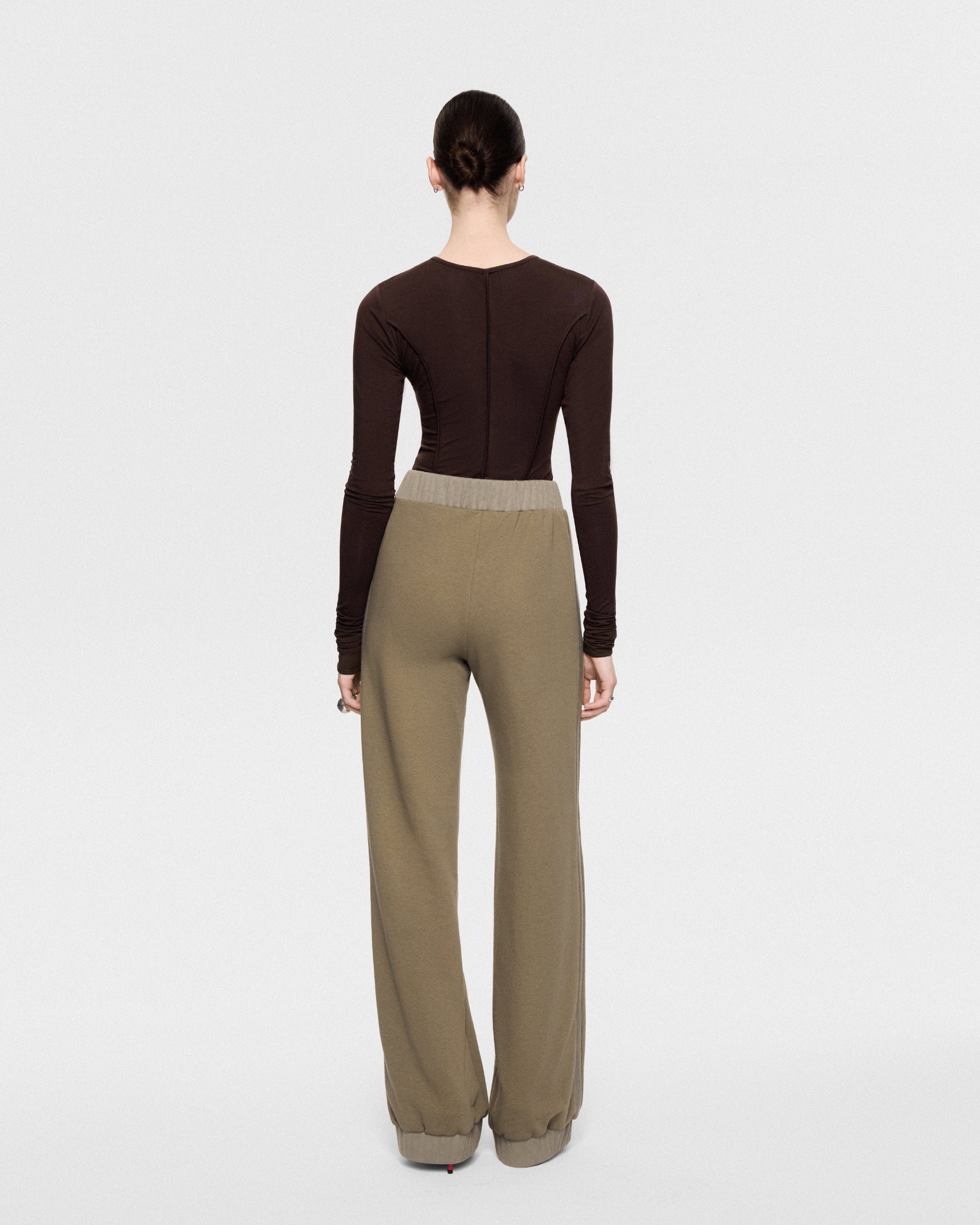 City track pants green