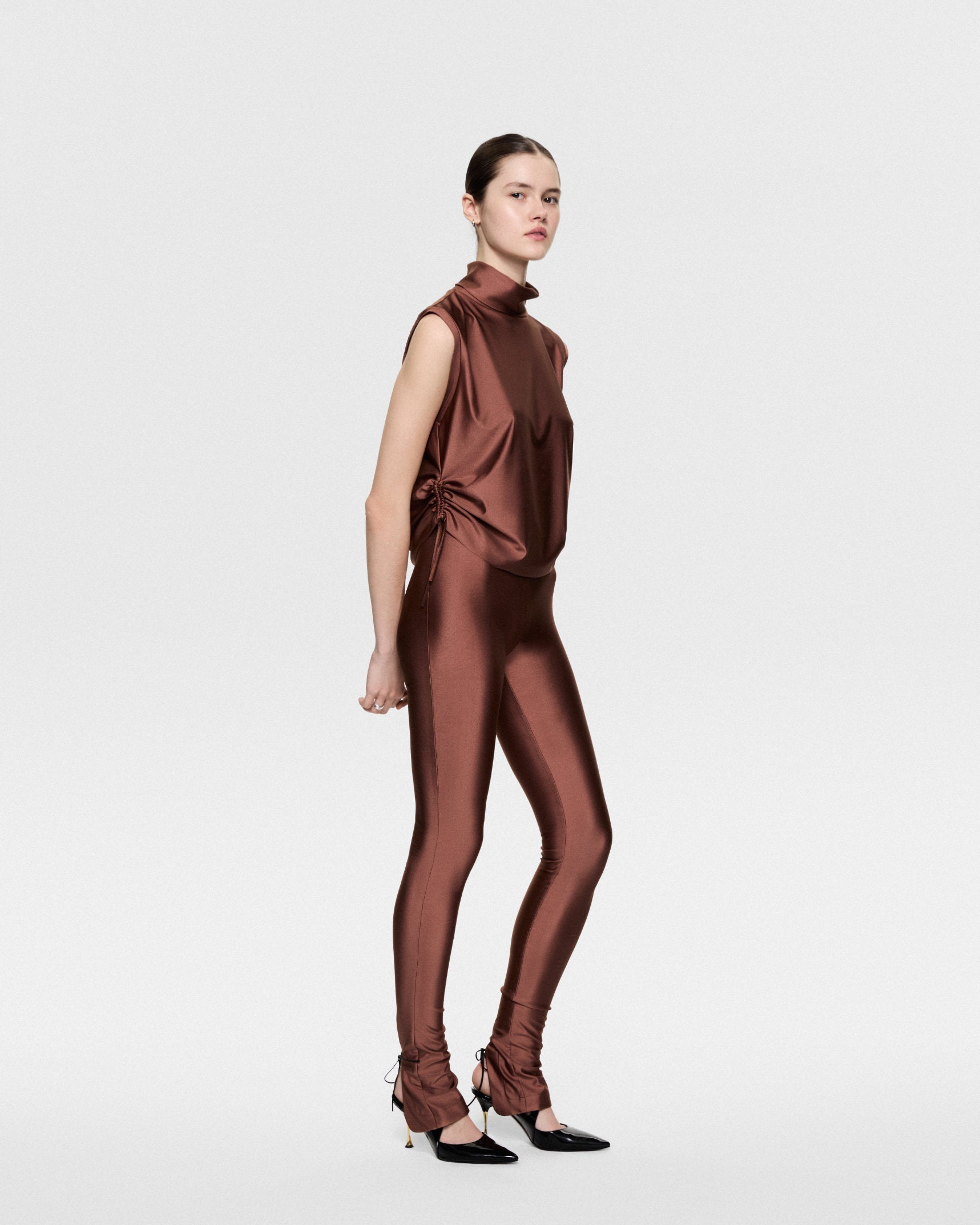 Olympus leggings copper