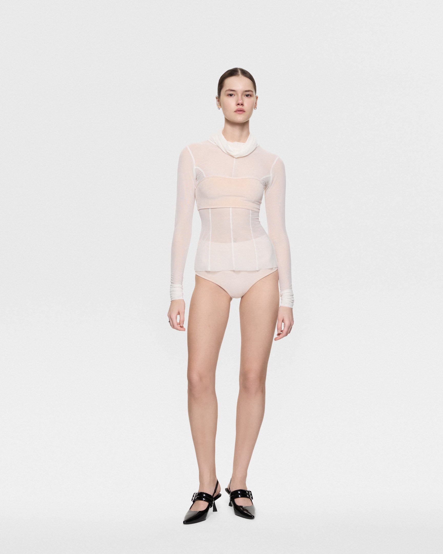 Mist turtleneck warm white