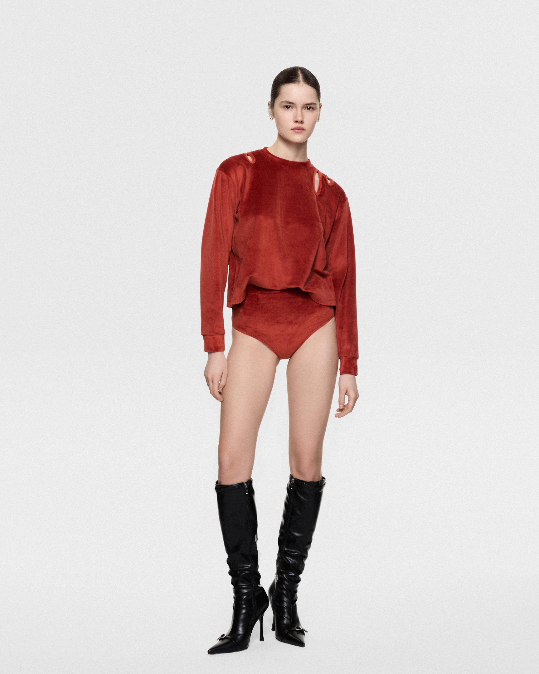 Soft disco pants rust
