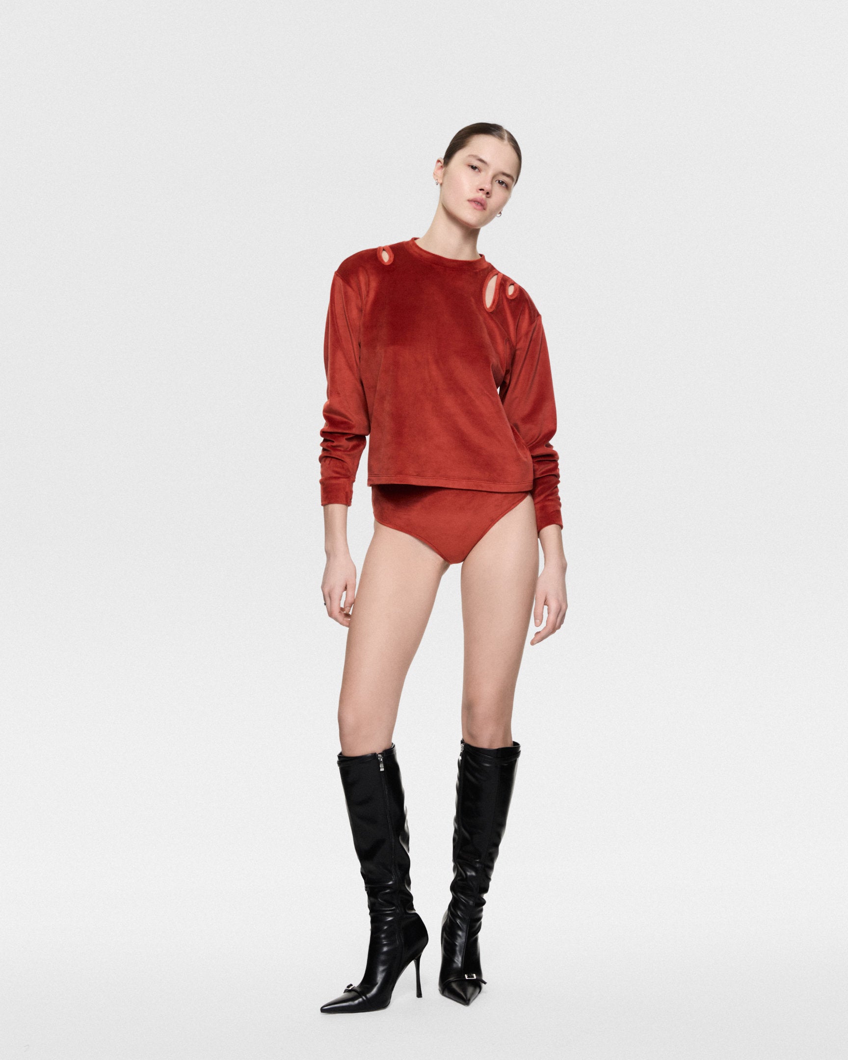 Acid rain longsleeve top rust