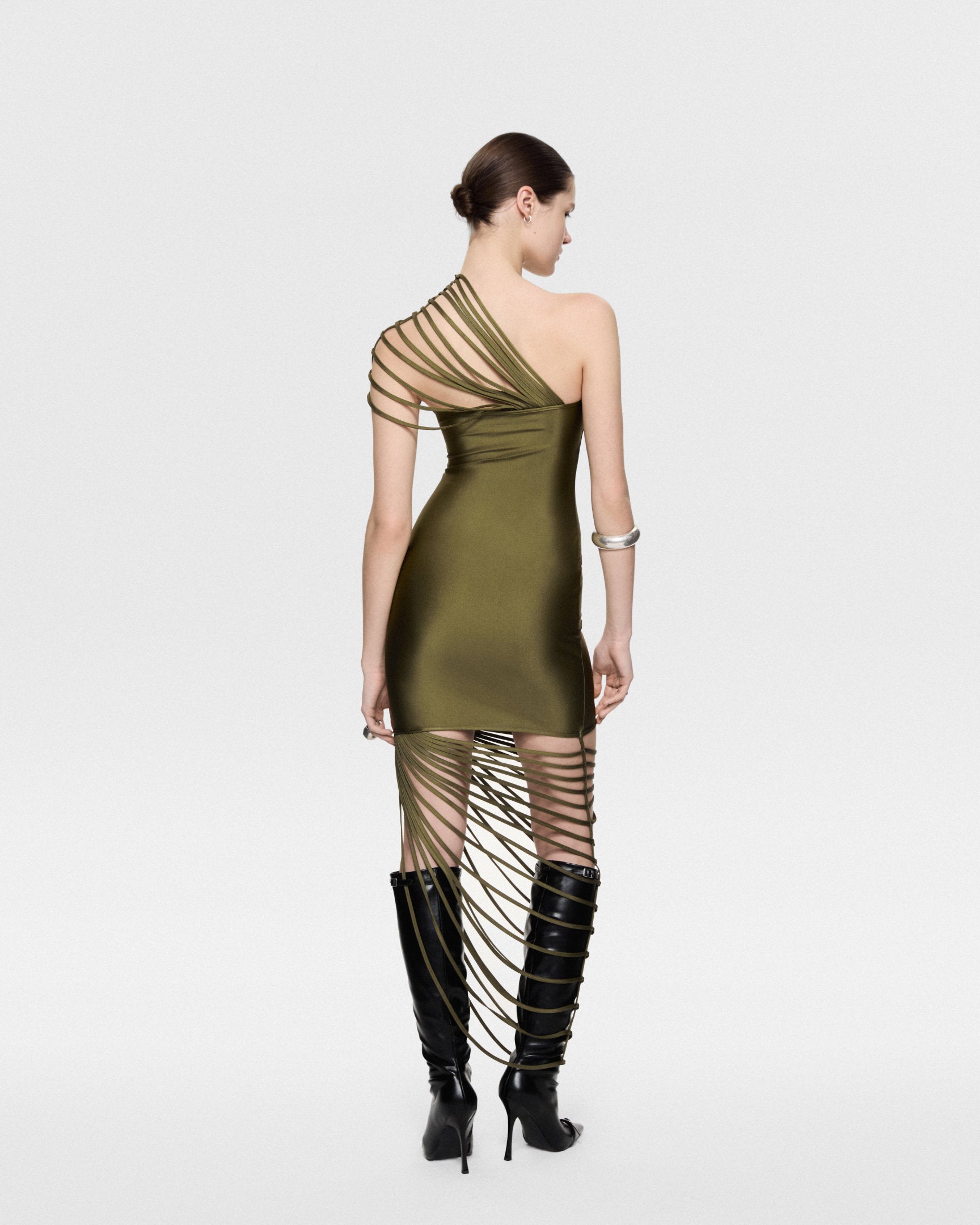 Medusa dress olive
