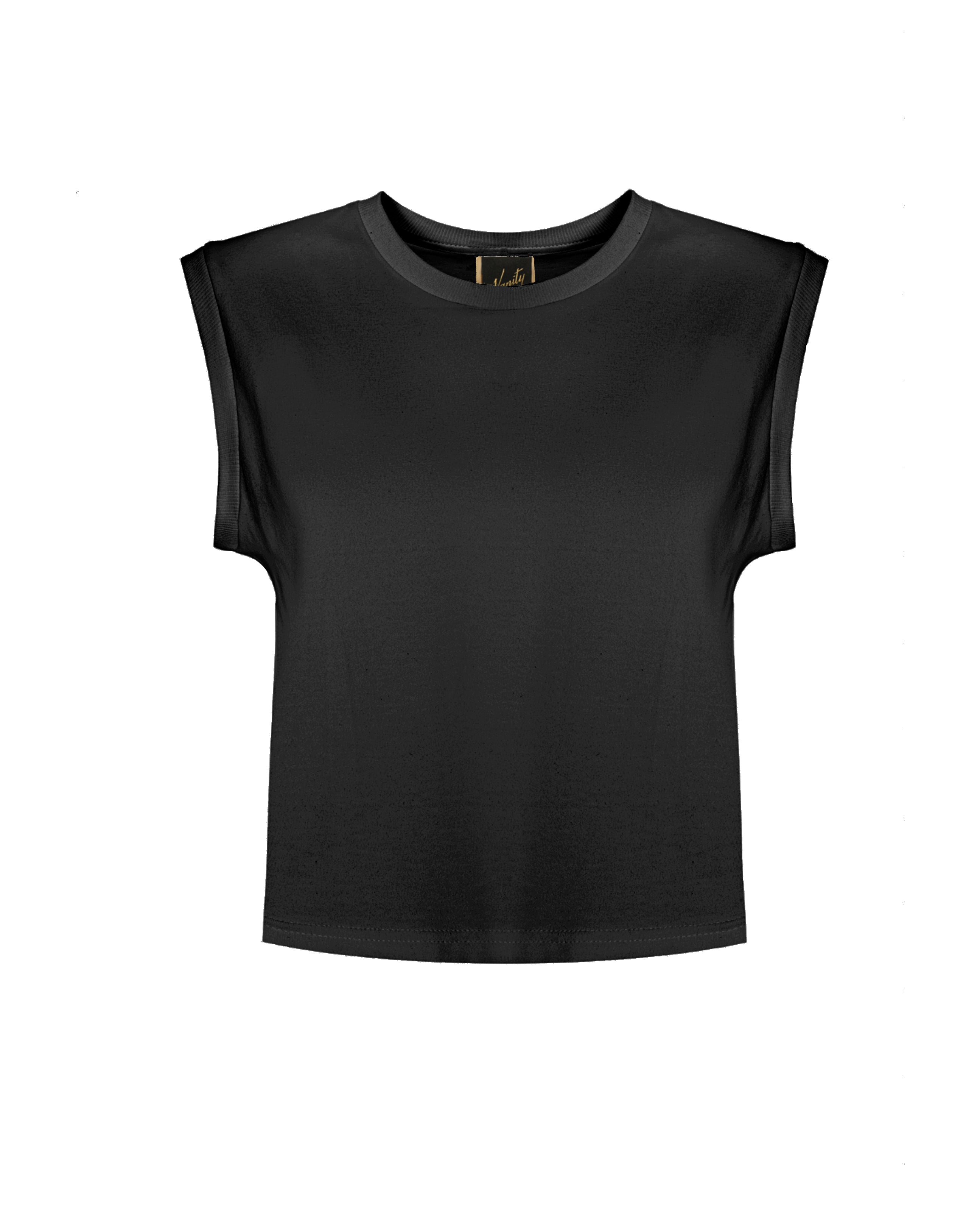 Sleeveless top black