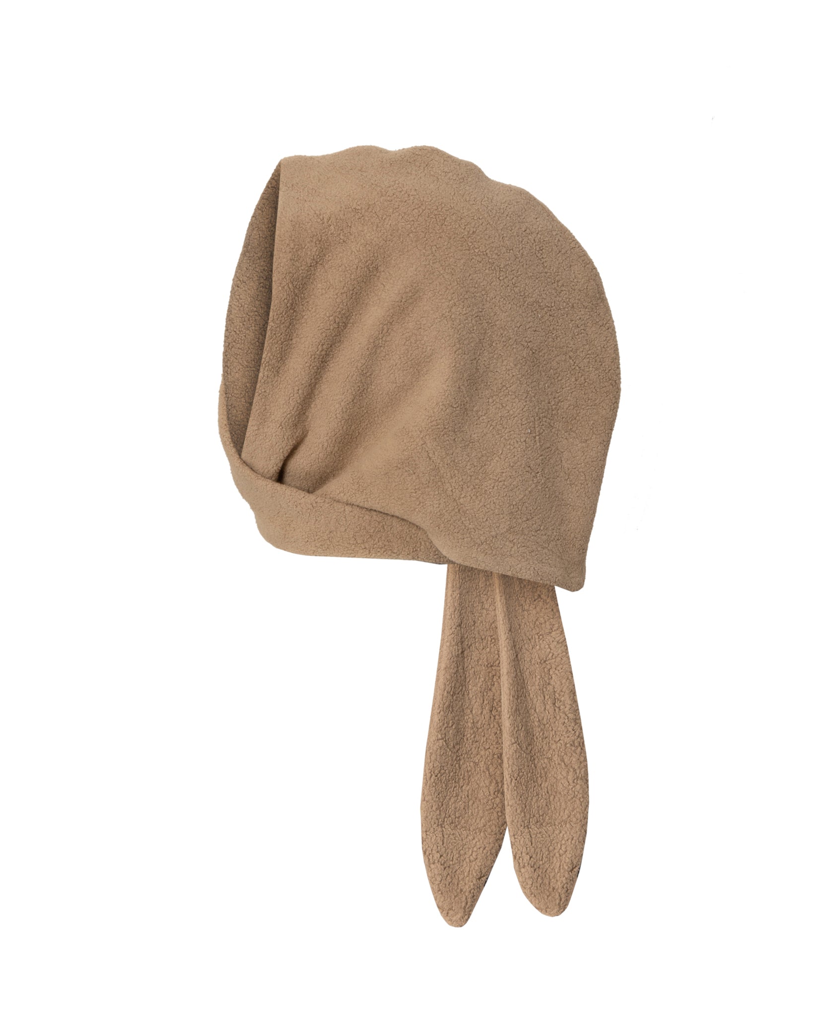 Fleece head scarf dune beige