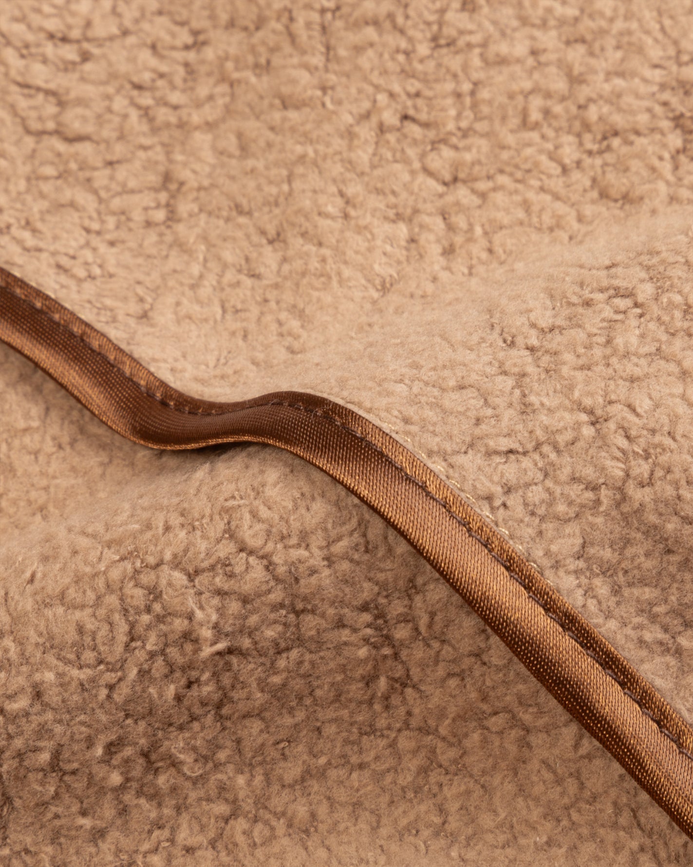 Fleece sweatshirt beige