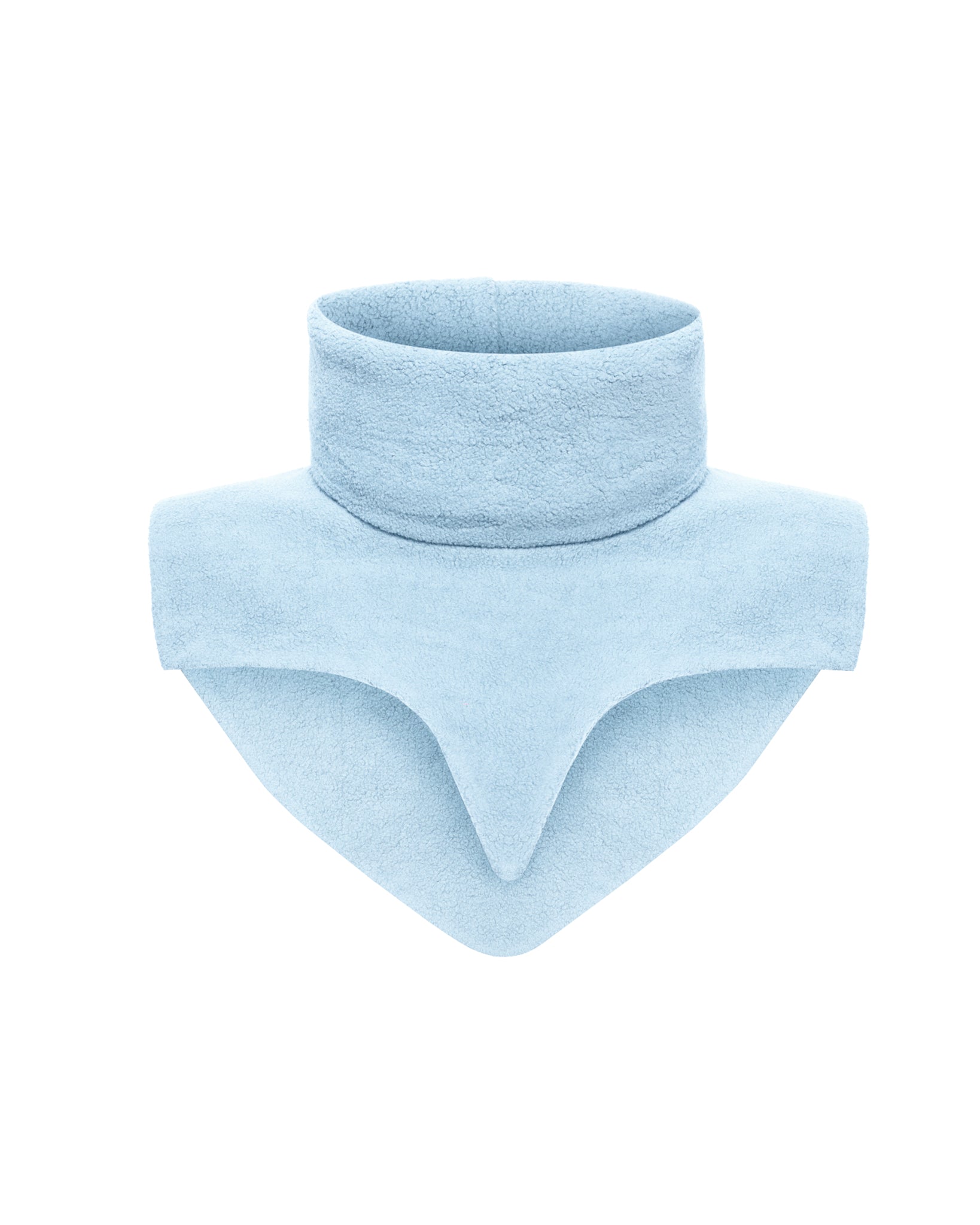 Fleece collar cloud blue