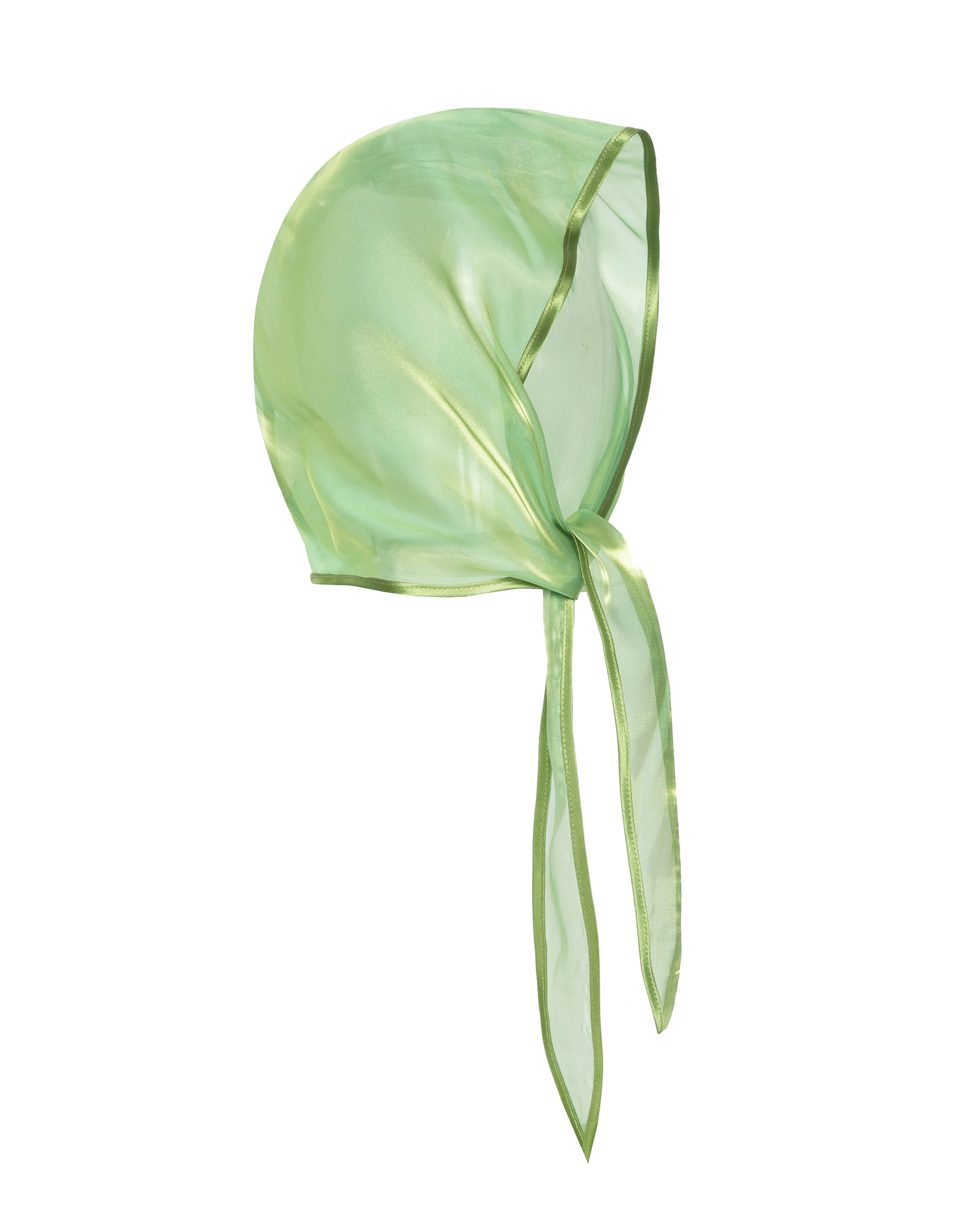 Organza head scarf pistachio