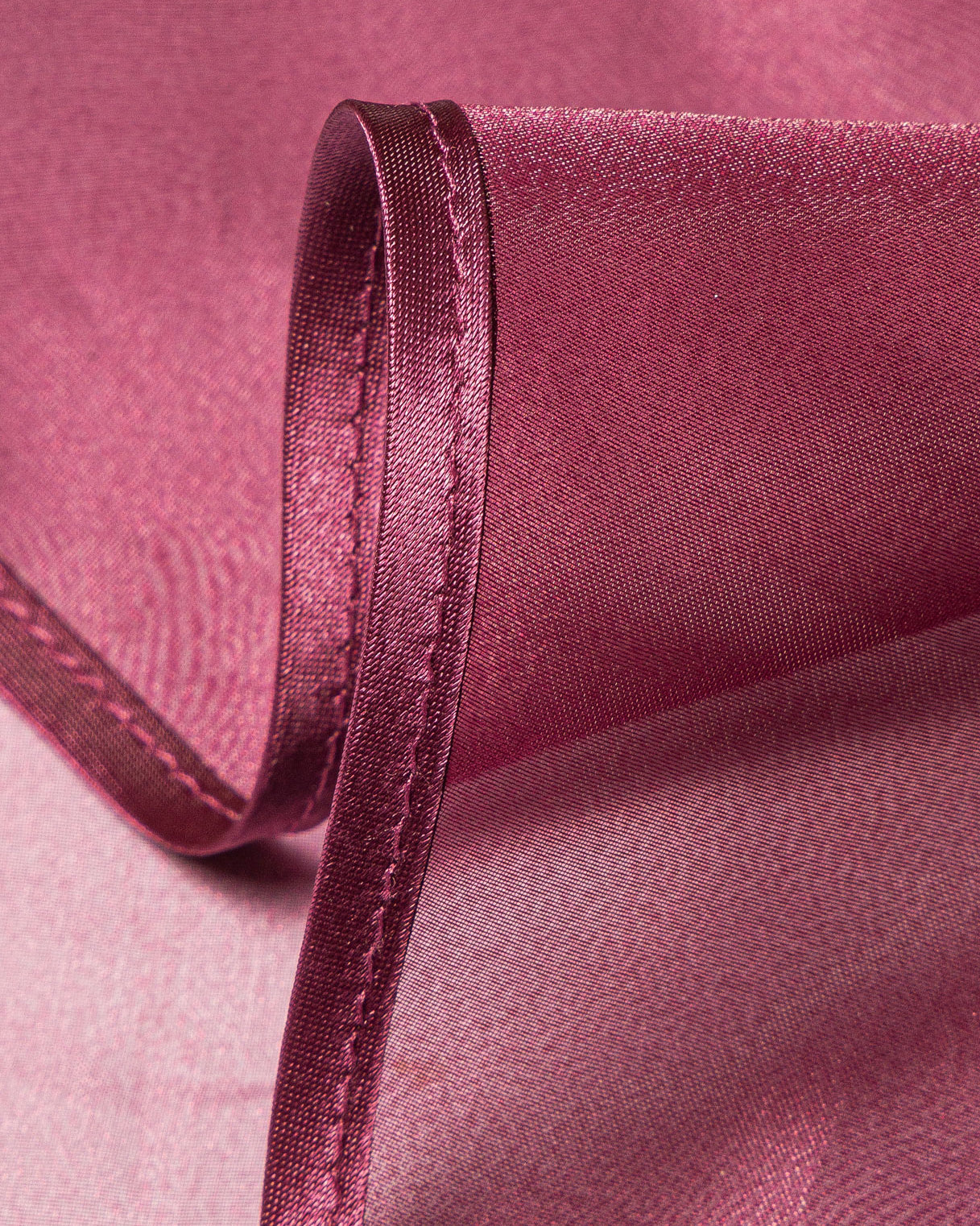 Organza head scarf cherry