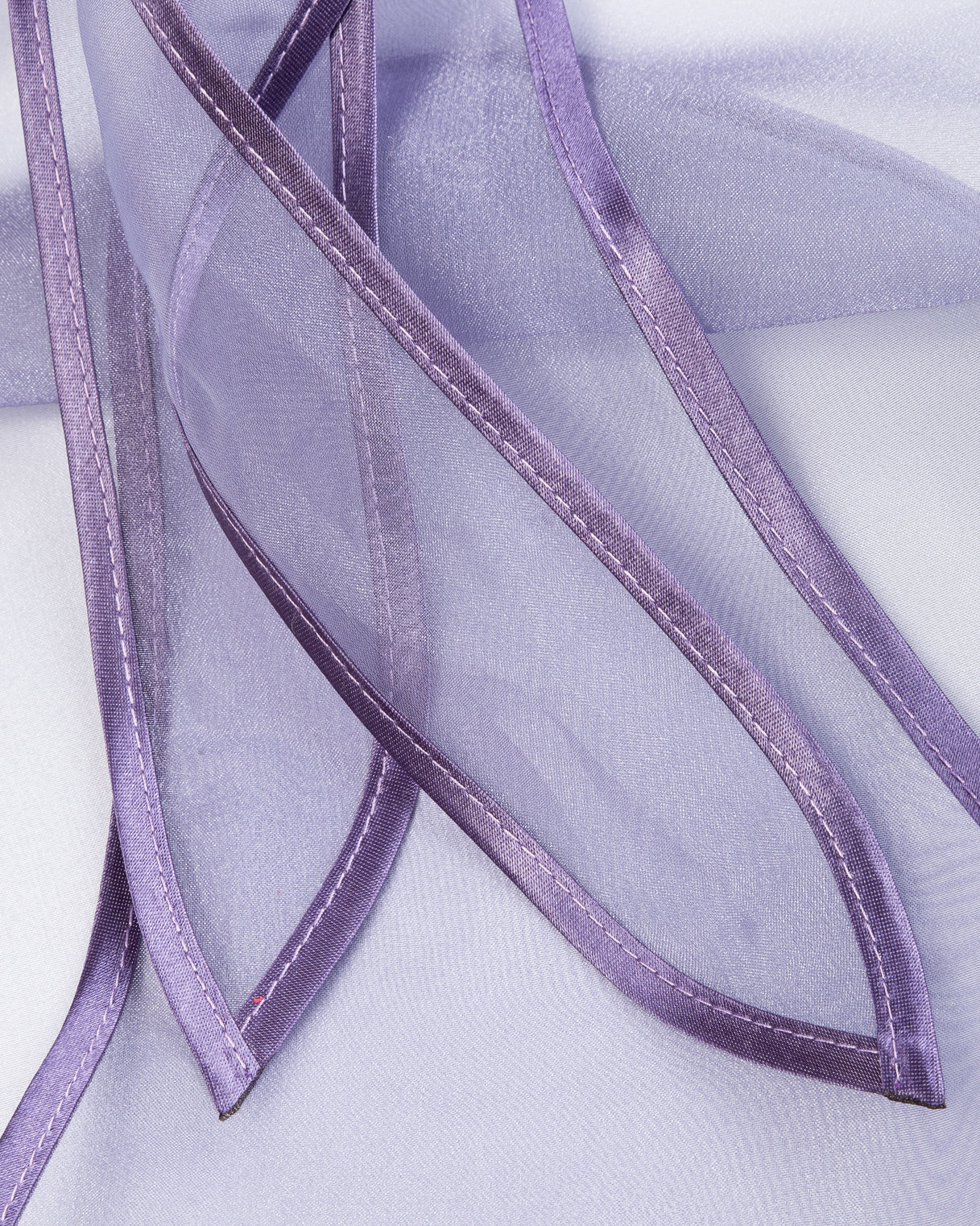 Organza head scarf violet