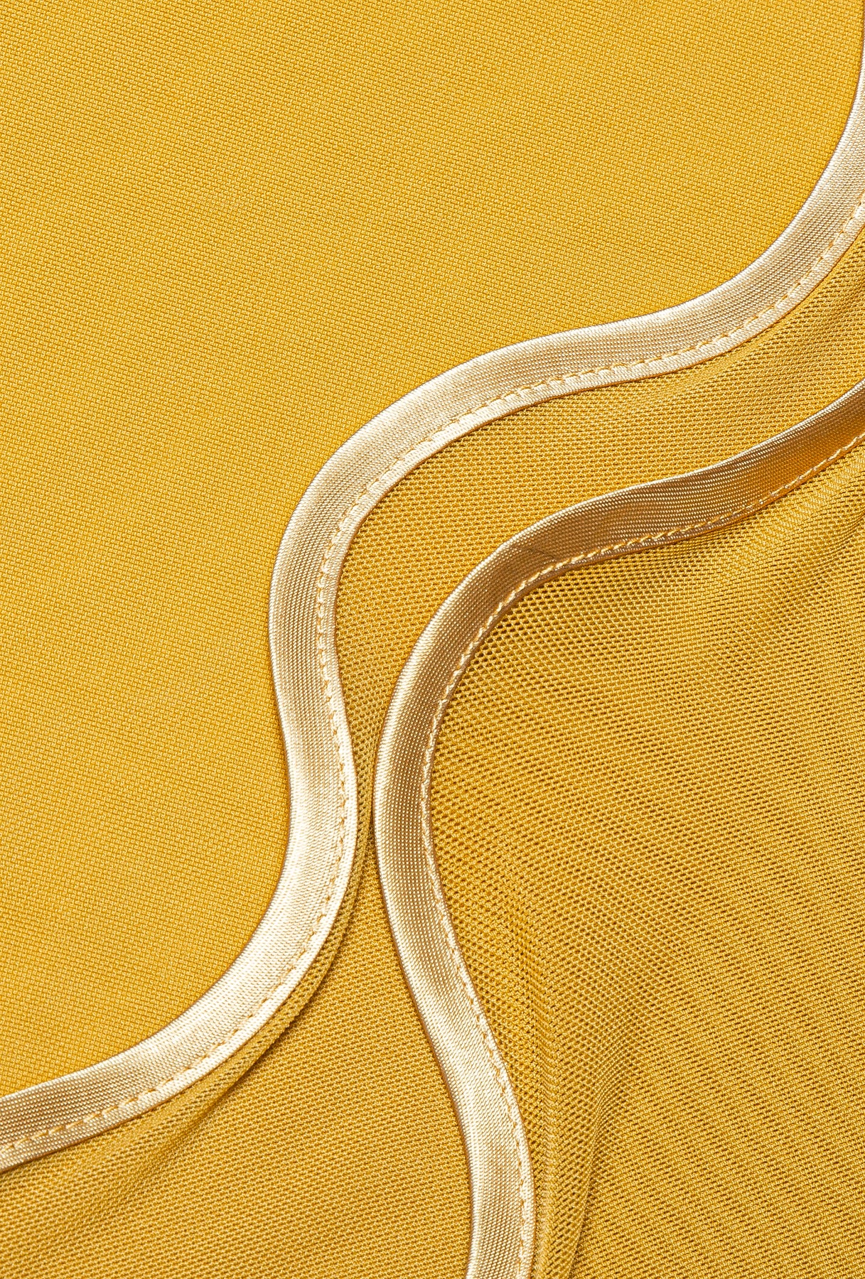 Molten sheer dress dress honey gold