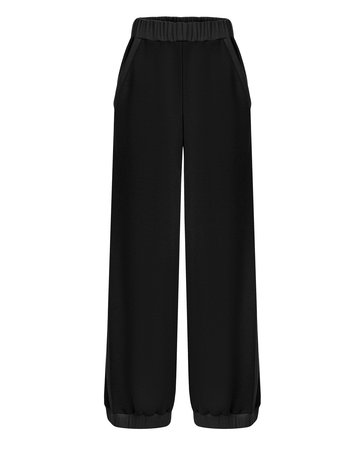 City track pants black