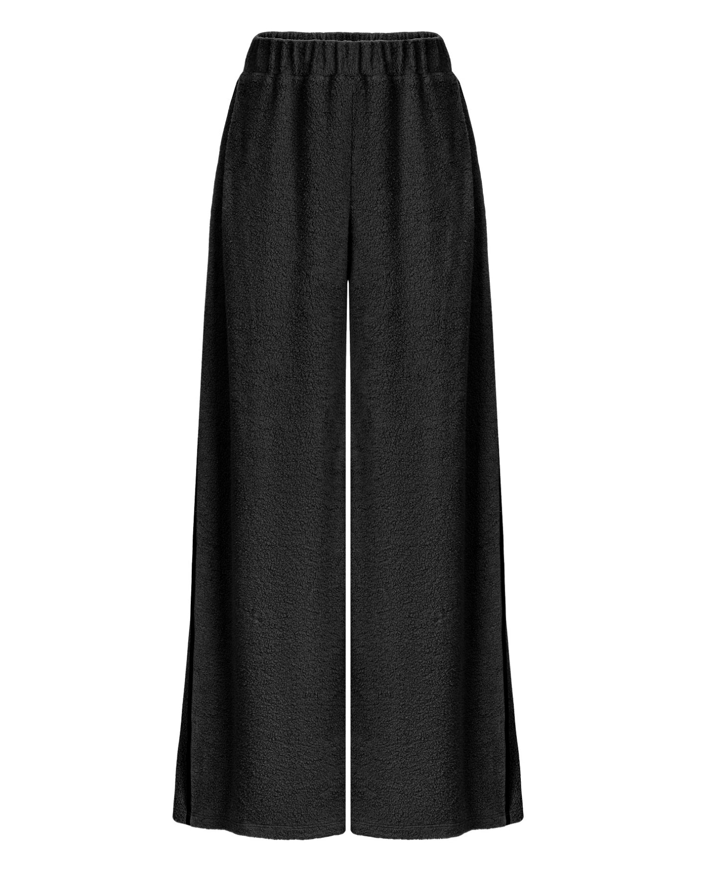 Fleece pants black