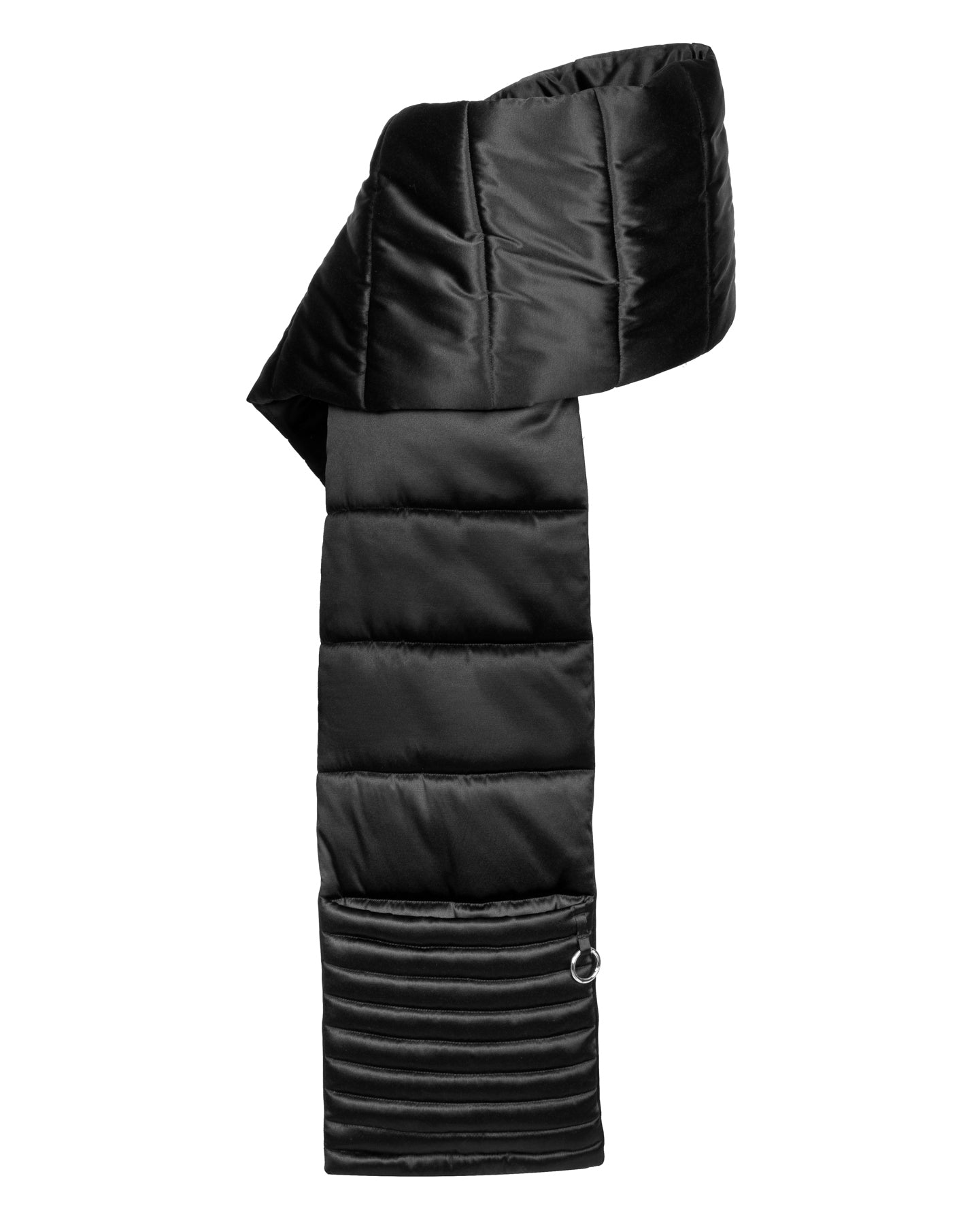 XXL pocket scarf black