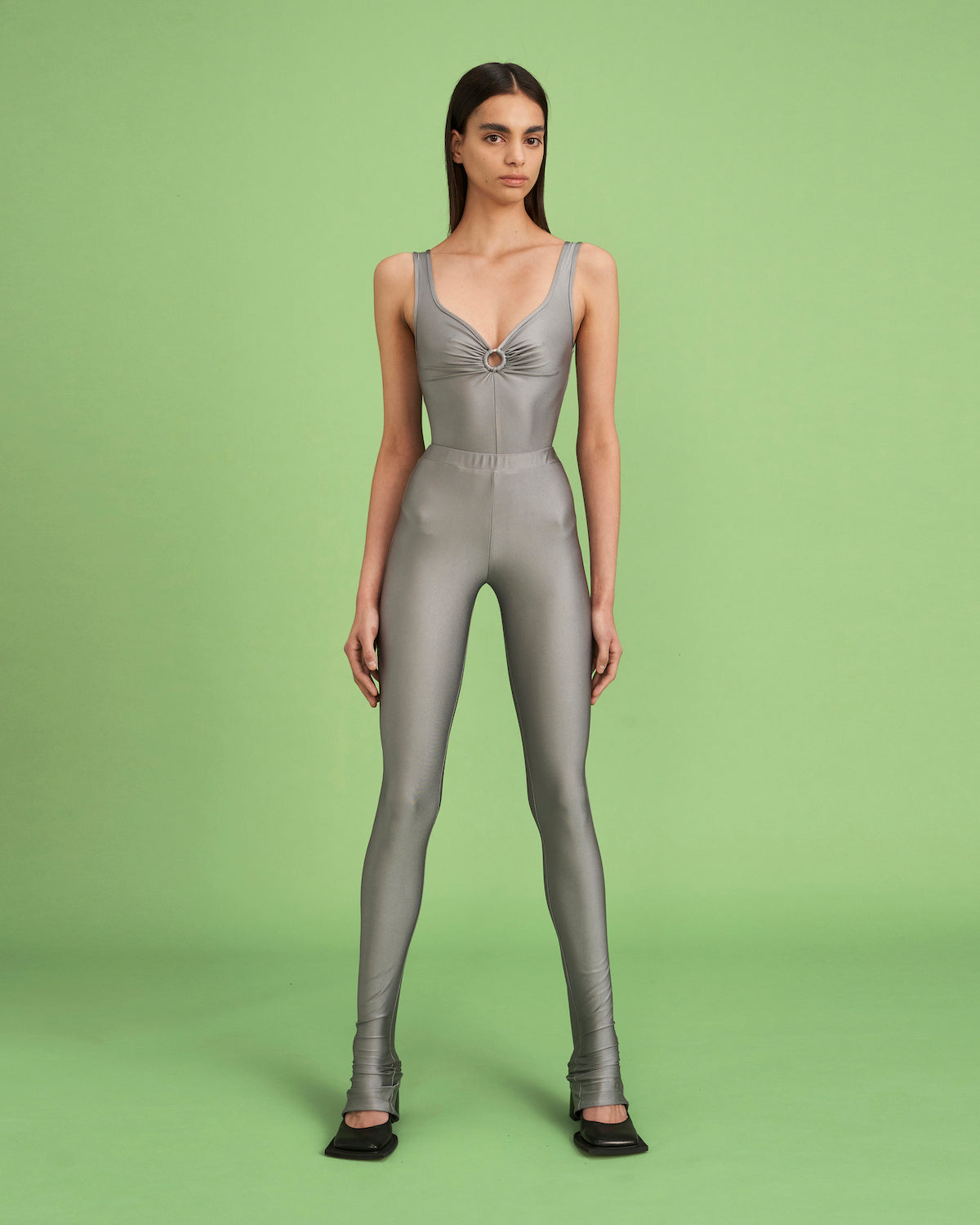 Olympus bodysuit stone grey