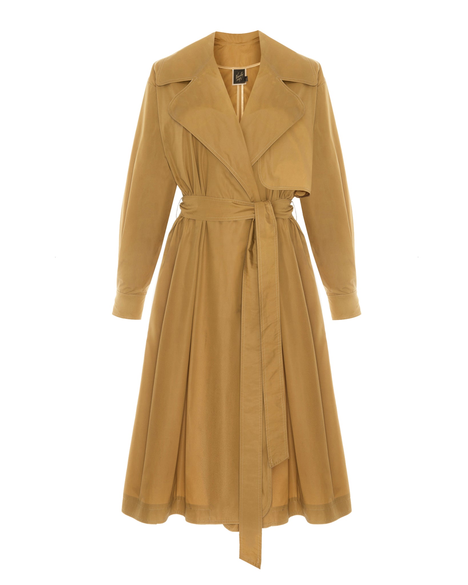Ortalio trench coat yellow
