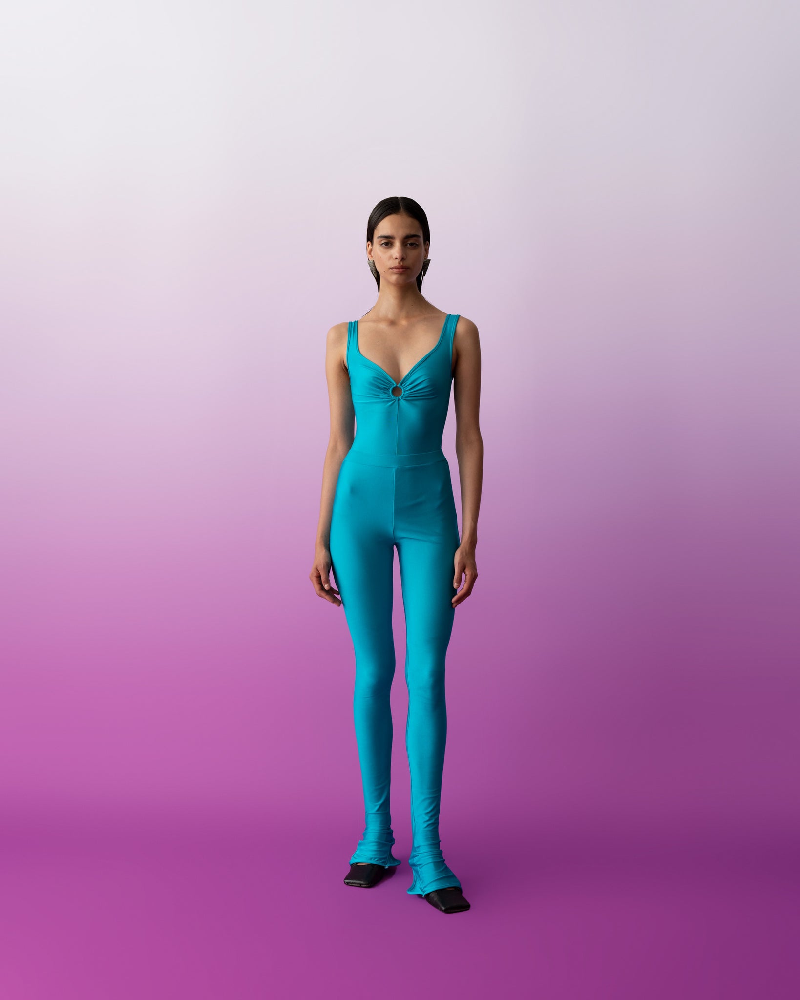 Olympus leggings turquoise