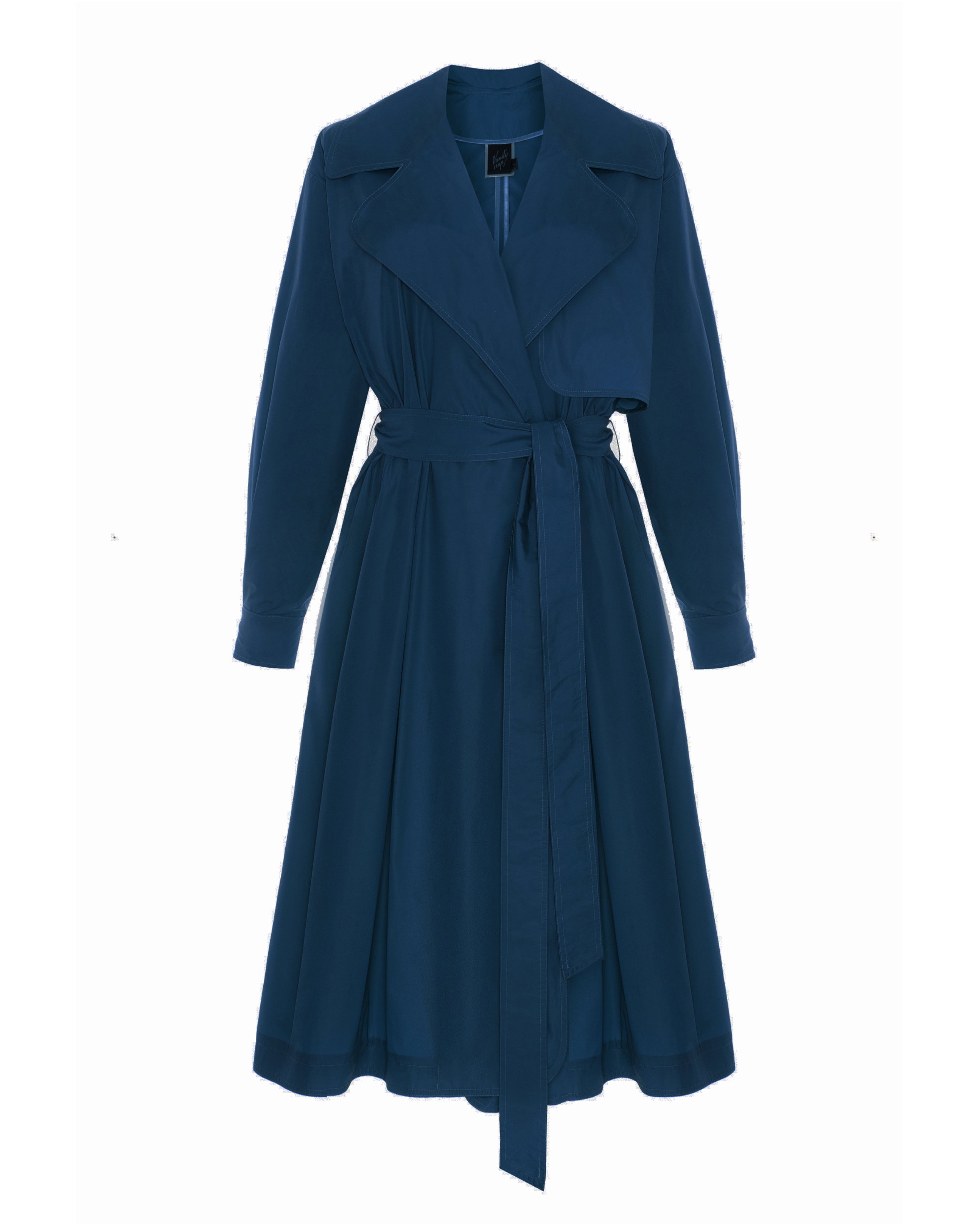 Ortalio trench coat blue