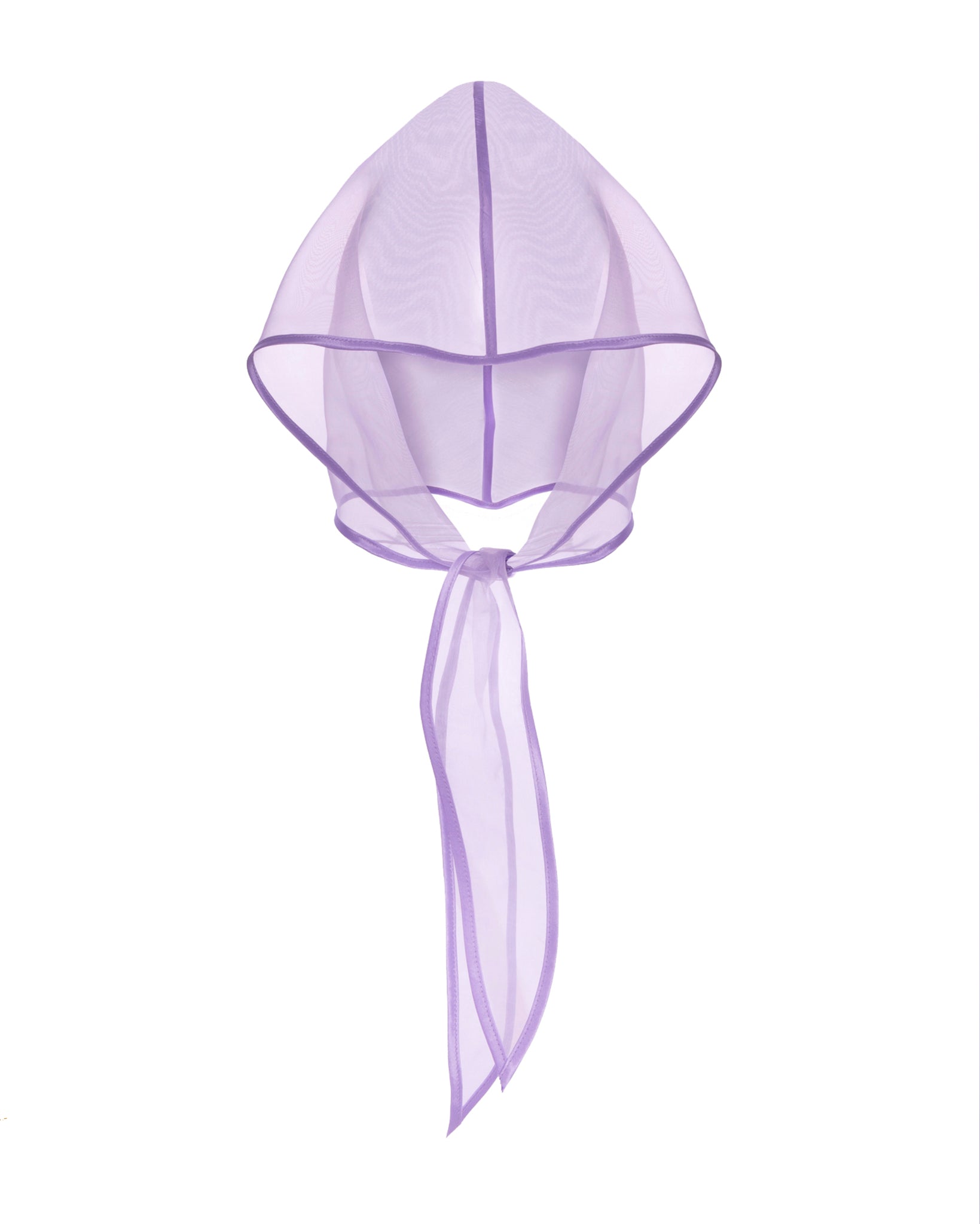Organza head scarf lilac
