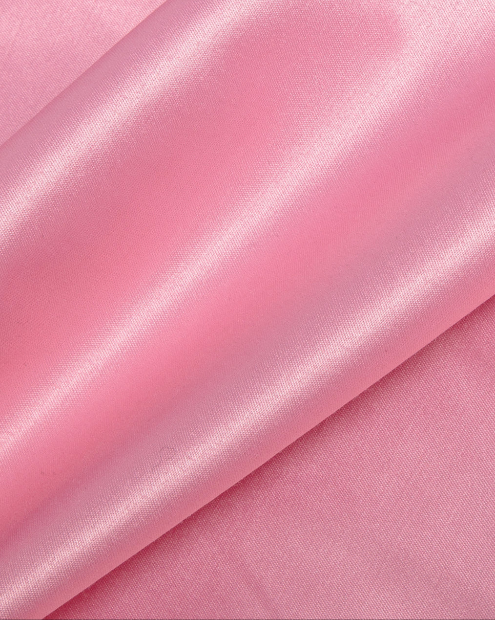 Wide leg pants in satin pink
