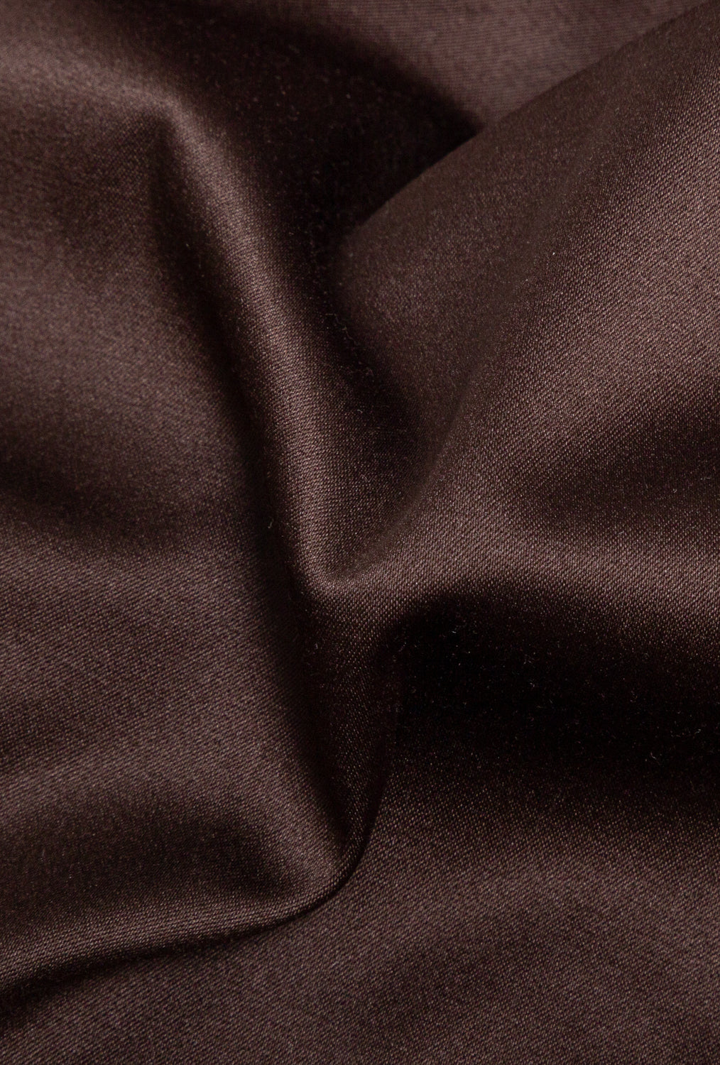 Satin corset top in brown