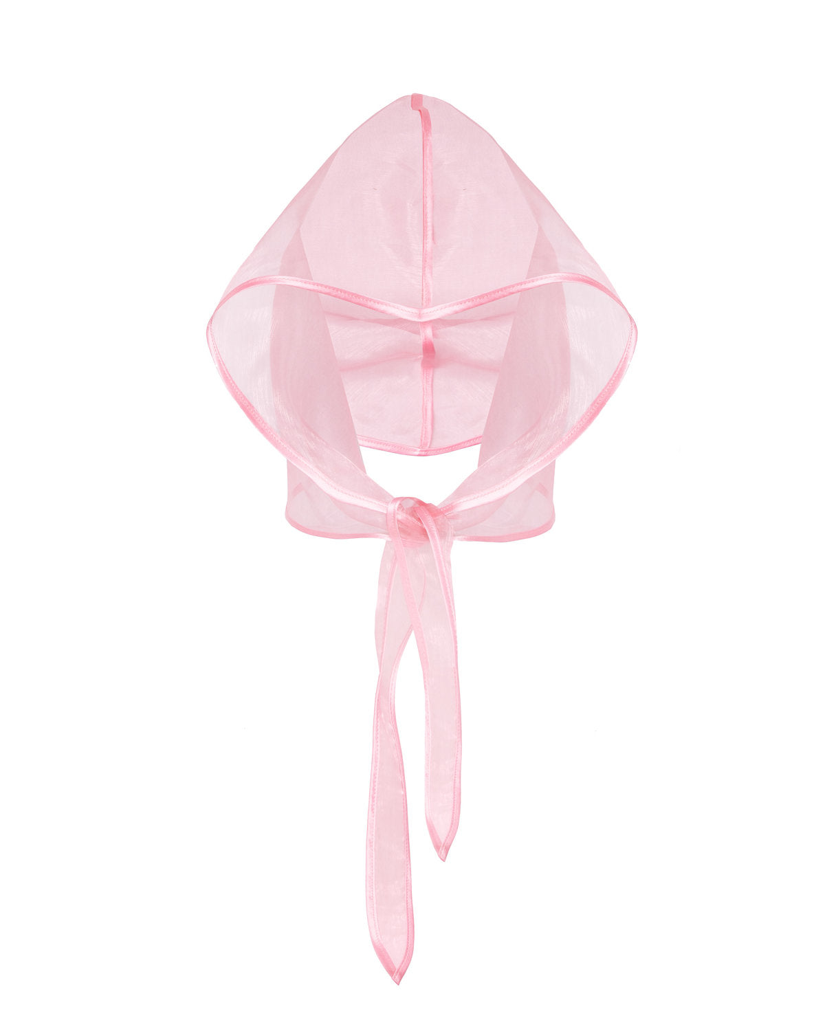 Organza headscarf pink