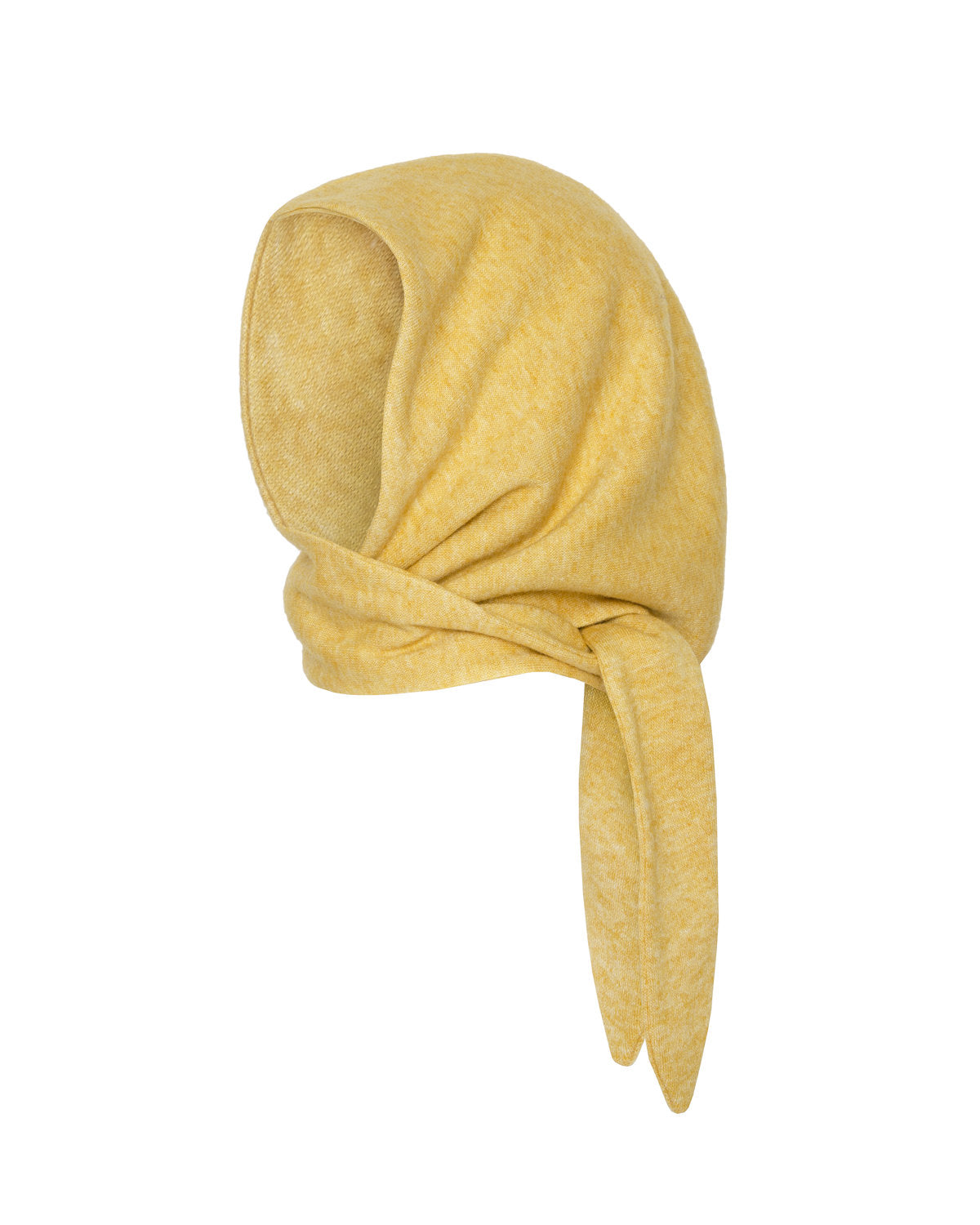 winter headscarf in yellow