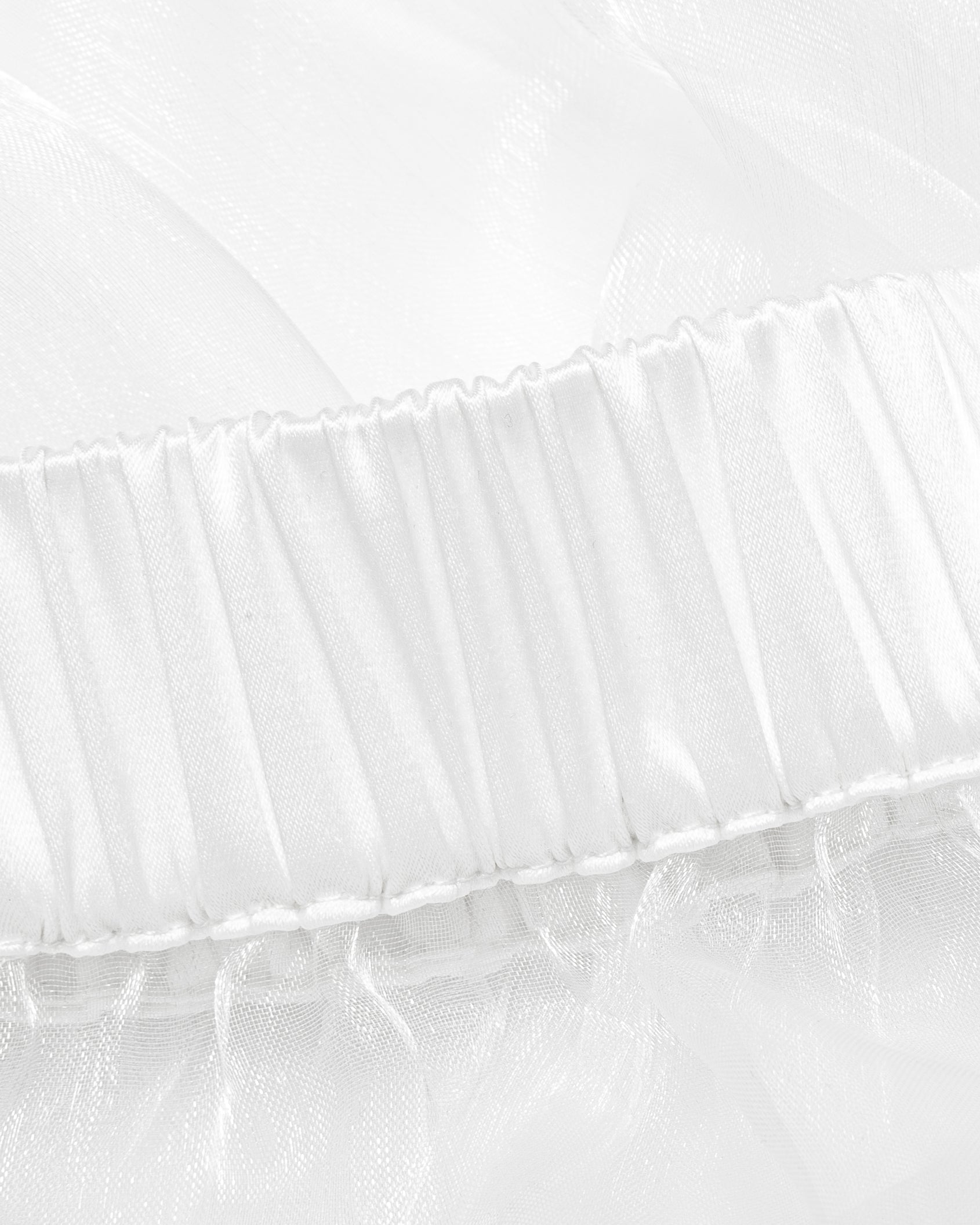 Wide leg organza pants white – Vanity Nap