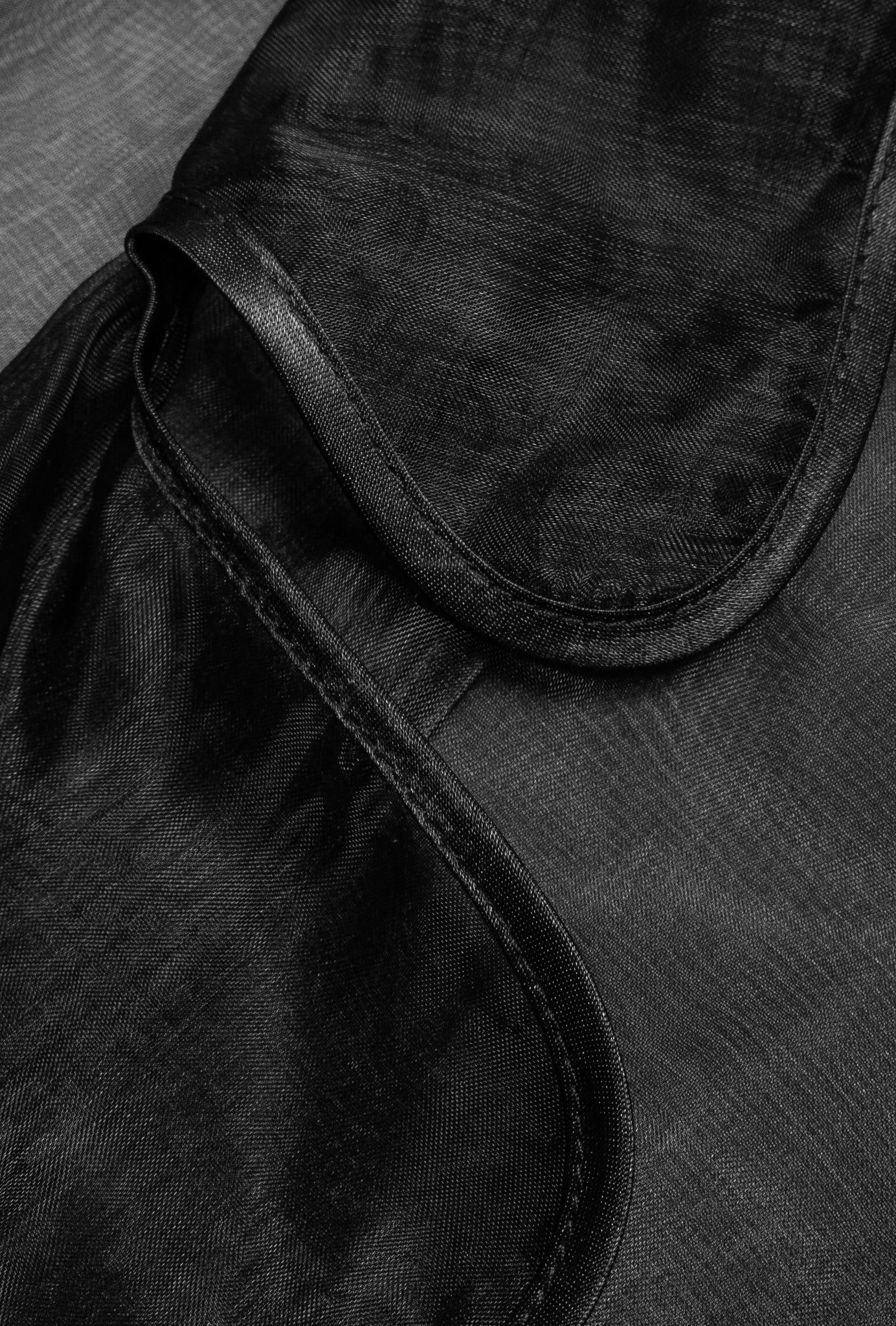 Ghost organza coat black