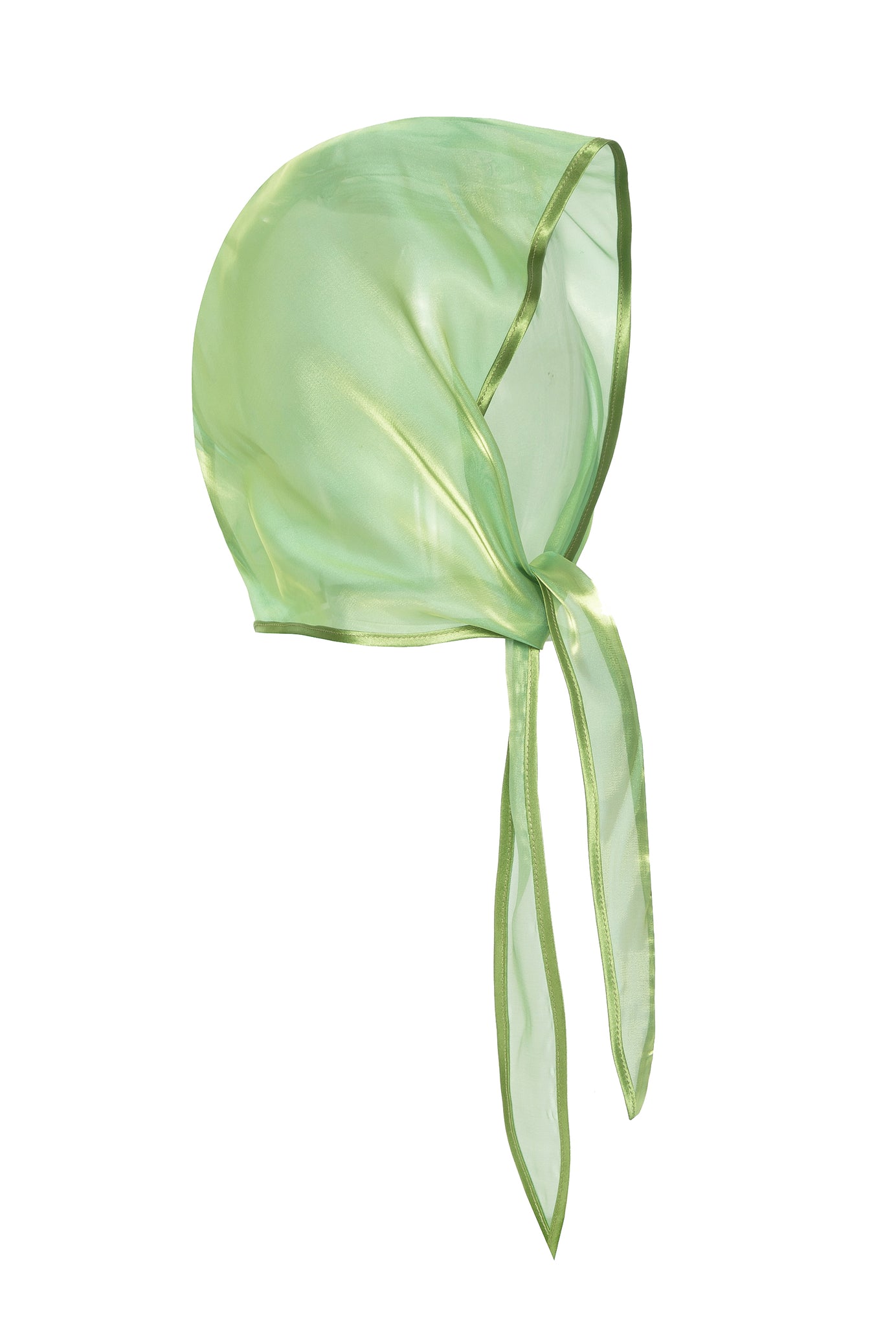 Organza head scarf pistachio