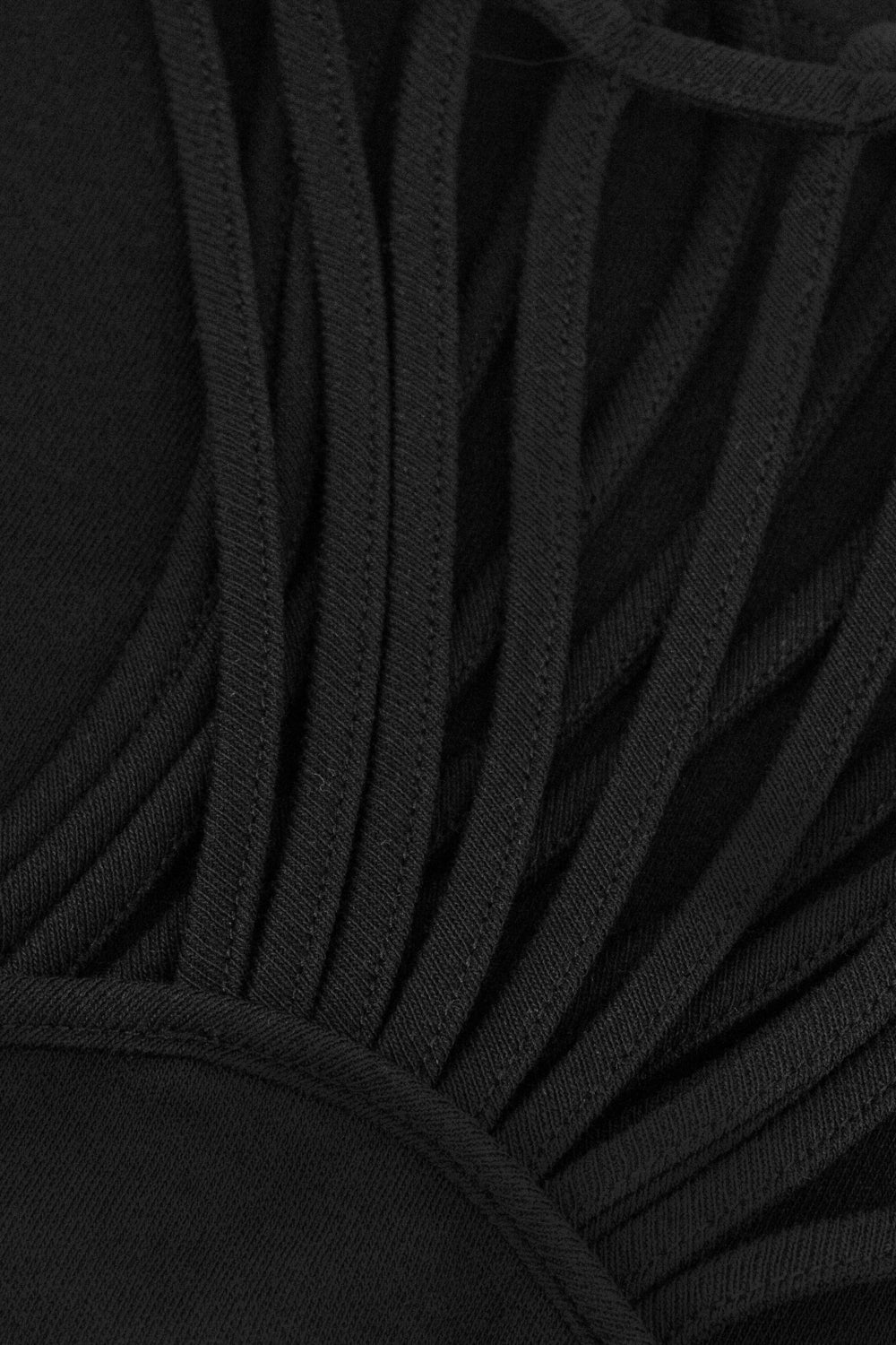 Strappy top black